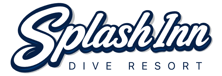 The Splash Inn Dive Resort wordmark.