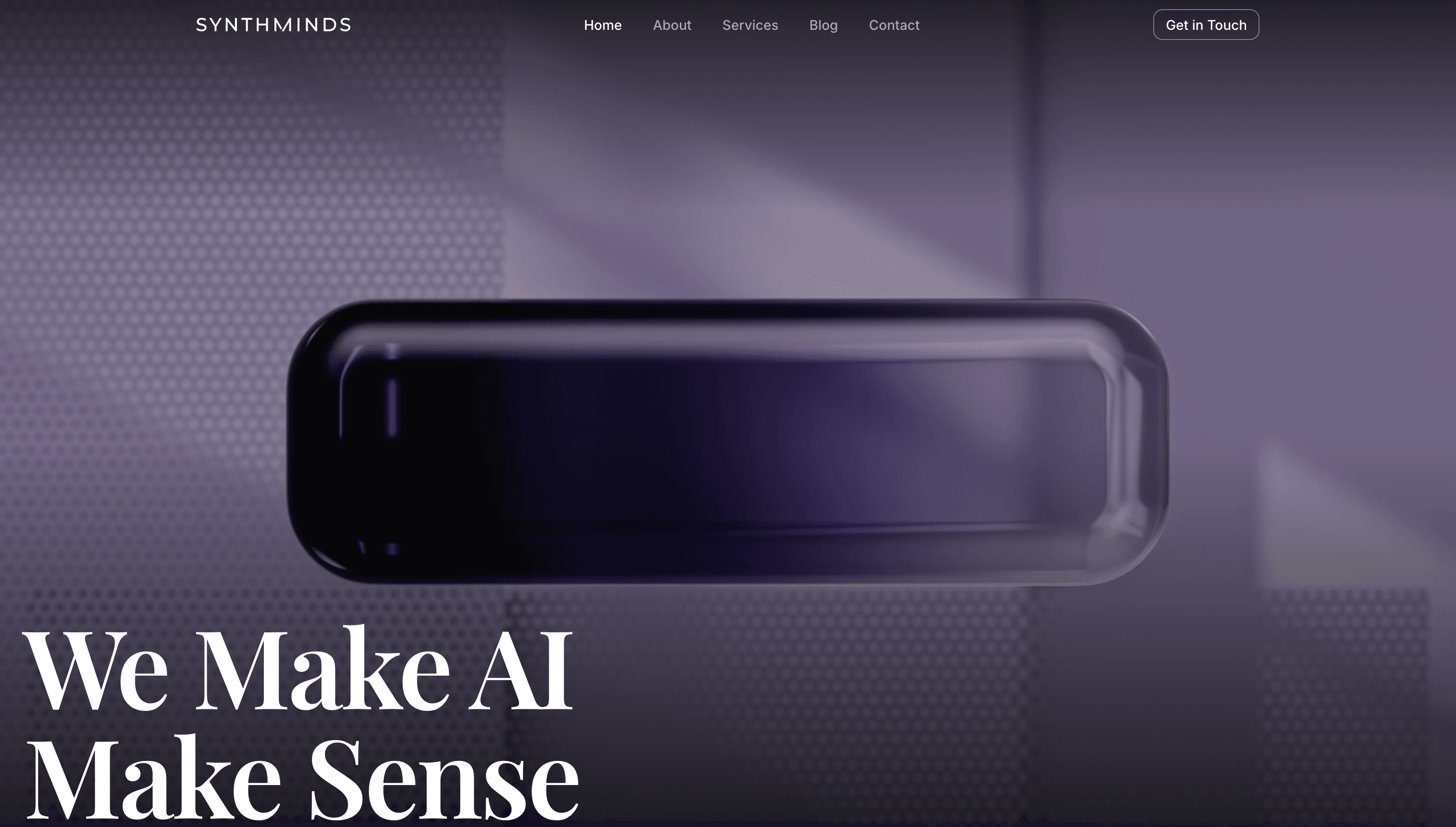 Synthminds: AI Consulting Brand & Web Platform